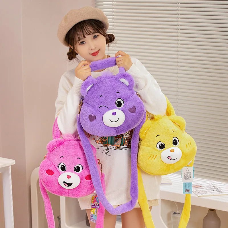 Care bear top plush backpack