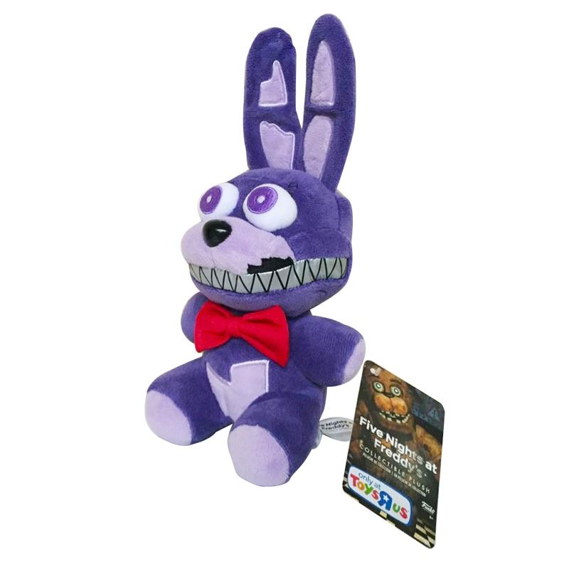 18cm FNAF Plush Toys Nightmare Freddy Foxy Bonnie Chica Stuffed