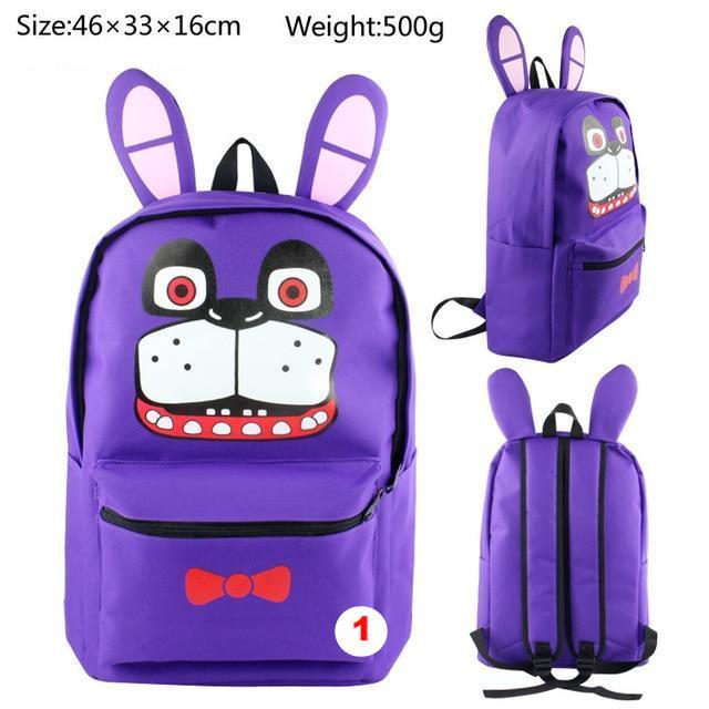 Five Nights at Freddy's Gold Freddy backpack cartoon bag teenagers