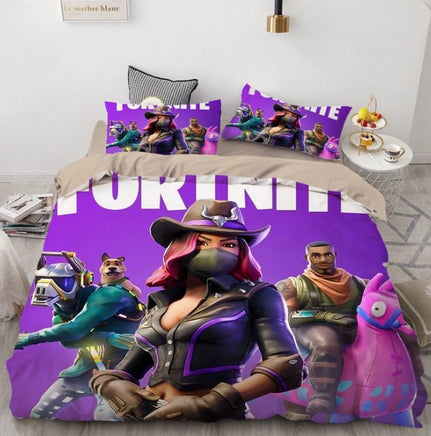 Fortnite Bed Set 3D Digital Home Textile Europe and The United States Quilt Cover High Quality BD160 - Lusy Store
