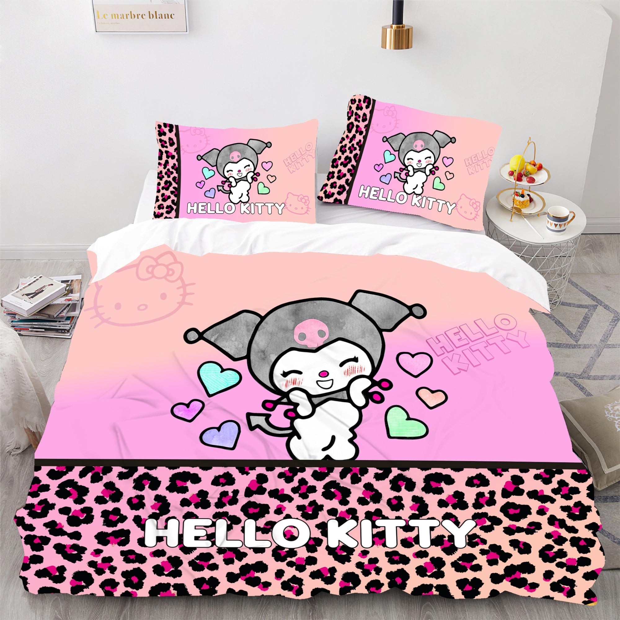 Hello Kitty Bed Set LS933 Lusy Store LLC