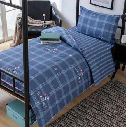 Kids Bedding Sets Cotton Cartoon Cute Duvet Cover B207 - Lusy Store
