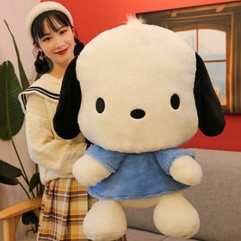 Pochacco Plush Sanrio Large Size Cartoon Stuffed Pillow Anime Kawaii Soft Plush Sofa Cushion Plushie Gift - Lusy Store LLC