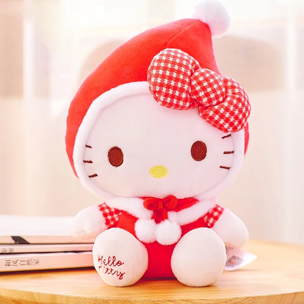 Sanrio Plush Christmas Stuffed Toys Cute Holiday Decorations