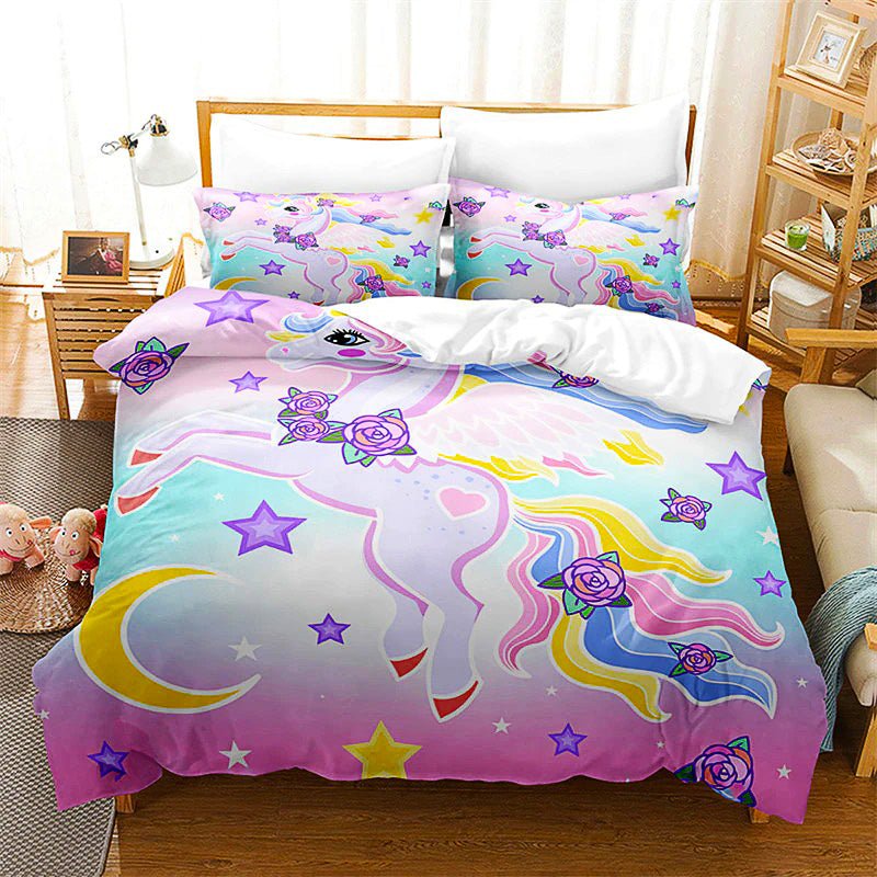 Unicorn comforter set sale
