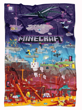 Minecraft Fleece Blanket | Lusy Store