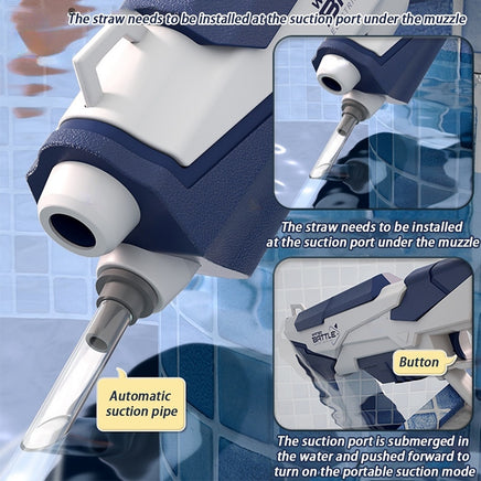 Lusy Store Electric Space Water Gun for Fun Water Fights Water Play Equipment