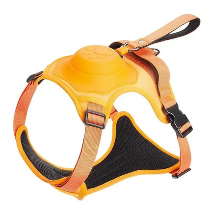 Pet Dog Hand Holding Rope Orange Large