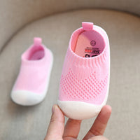 Cotton Toddler Shoes for Spring & Autumn – Unisex Design Pink