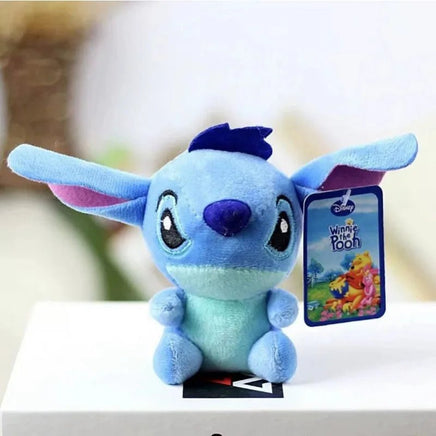 10cm Disney Stuffed Animals Plush Toys Doll Kids Action Toy Stitch Winnie The Pooh Piglet Anime Kawaii Pendants Boys Girls Gifts - Lusy Store LLC