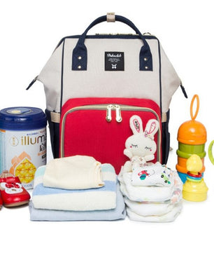 Lusy Store Multi-function Mummy Diaper Bag Backpack – Large Capacity Diaper Wet Bags