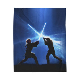 Star Wars Velveteen Plush Blanket, Cozy Throw for Fans, Ideal Gift for Birthdays, Movie Nights, Home Decor, Soft Blanket Printify