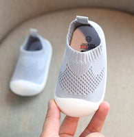 Cotton Toddler Shoes for Spring & Autumn – Unisex Design Gray
