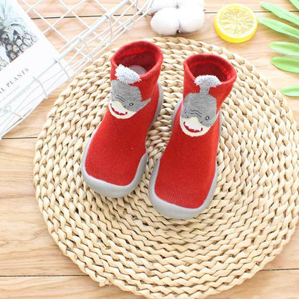 Non-slip Children Floor Socks for Toddlers Red