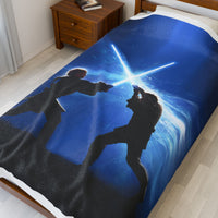 Star Wars Velveteen Plush Blanket, Cozy Throw for Fans, Ideal Gift for Birthdays, Movie Nights, Home Decor, Soft Blanket Printify