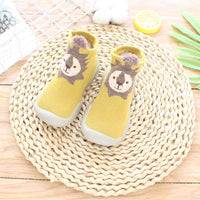 Non-slip Children Floor Socks for Toddlers Yellow
