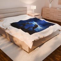 Star Wars Velveteen Plush Blanket, Cozy Throw for Fans, Ideal Gift for Birthdays, Movie Nights, Home Decor, Soft Blanket Printify