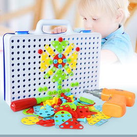 Lusy Store Creative Drill Blocks Toy for Kids Learning Construction Set Toys