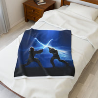 Star Wars Velveteen Plush Blanket, Cozy Throw for Fans, Ideal Gift for Birthdays, Movie Nights, Home Decor, Soft Blanket Printify