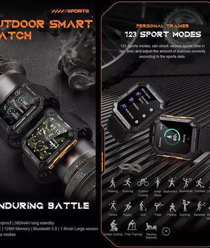 Upgraded Waterproof Smart Watch - Lusy Store LLC 