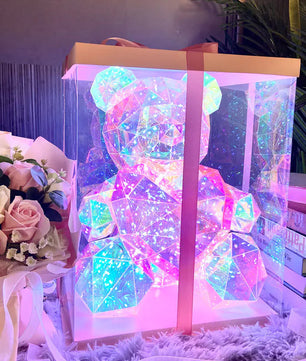 Lusy Store LLC Cute glowing bear creative gift Toys