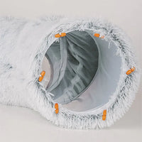 Lusy Store LLC 2 In 1 Round Tunnel Cat Beds Pets