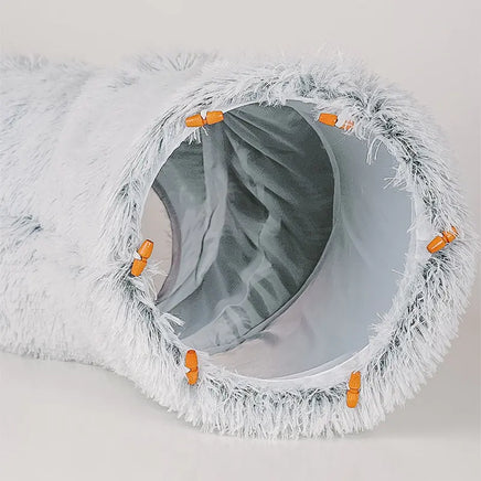 Lusy Store LLC 2 In 1 Round Tunnel Cat Beds Pets