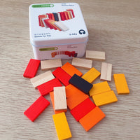 Lusy Store Wooden Early Childhood Cognitive Puzzle Blocks Wooden Blocks