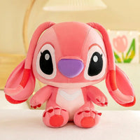 25 - 35cm Stitch Plush Toy - Cute Anime Figure Children's Toy - Kawaii Pink/Blue Soft Filling Doll - Lusy Store LLC