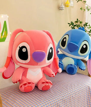 25 - 35cm Stitch Plush Toy - Cute Anime Figure Children's Toy - Kawaii Pink/Blue Soft Filling Doll - Lusy Store LLC