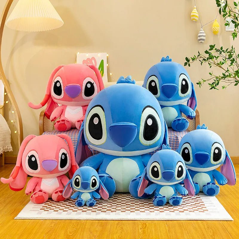25 - 35cm Stitch Plush Toy - Cute Anime Figure Children's Toy - Kawaii Pink/Blue Soft Filling Doll - Lusy Store LLC