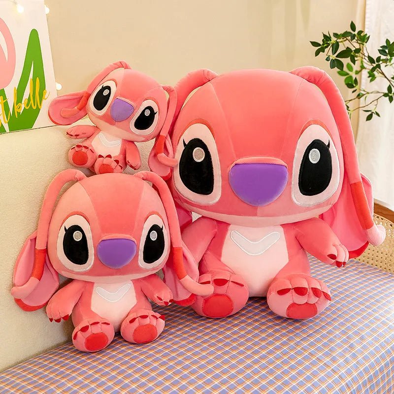 25 - 35cm Stitch Plush Toy - Cute Anime Figure Children's Toy - Kawaii Pink/Blue Soft Filling Doll - Lusy Store LLC