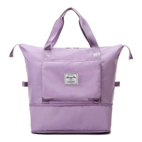 Dry And Wet Separation Sports Portable Shoulder Bag Purple