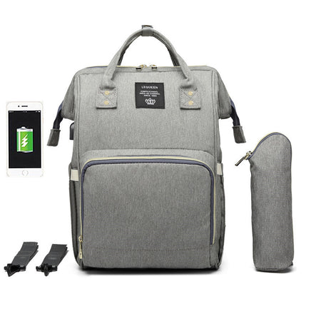LEQUEEN LEQUEEN Large Capacity Mummy Bag for Moms Diaper Bags