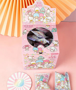 32Pcs Pokemon Figure Pencil Eraser Blind Box Hello Kitty Kuromi Melody Pikachu Student School Stationery Gifts - Lusy Store LLC 
