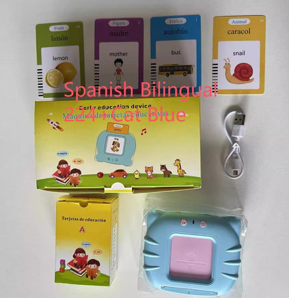 Lusy Store Smart English Learning Card for Kids - Interactive Early Education Tool with 224 Audiobooks Educational Toys