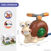 Cartoon snail sprinkler for boys and girls, summer garden lawn, water - spraying toys, fun pool party, backyard B