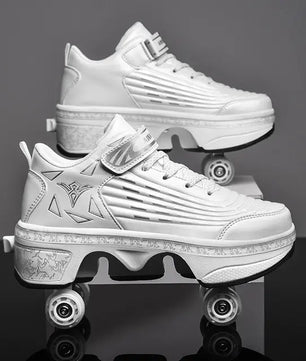 Casual Sneakers Walk Roller Skates