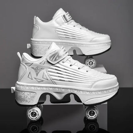 Casual Sneakers Walk Roller Skates White 35 153