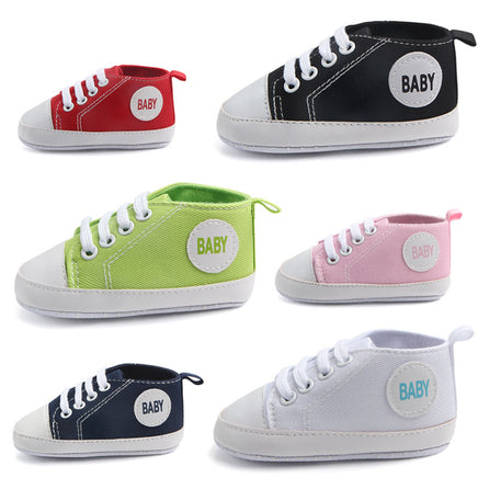 Lusy Store Canvas Anti-Slip Baby Sneakers &ndash; First Walkers for Infants Baby &amp; Toddler Shoes