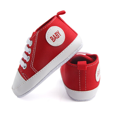 Lusy Store Canvas Anti-Slip Baby Sneakers &ndash; First Walkers for Infants Baby &amp; Toddler Shoes