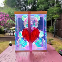 Lusy Store LLC Cute glowing bear creative gift Toys