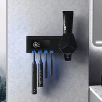 Smart Uv Toothbrush Holder Black 25 x 15 x 7 Centimeter