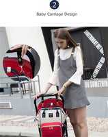 Lusy Store Multi-function Mummy Diaper Bag Backpack &ndash; Large Capacity Diaper Wet Bags