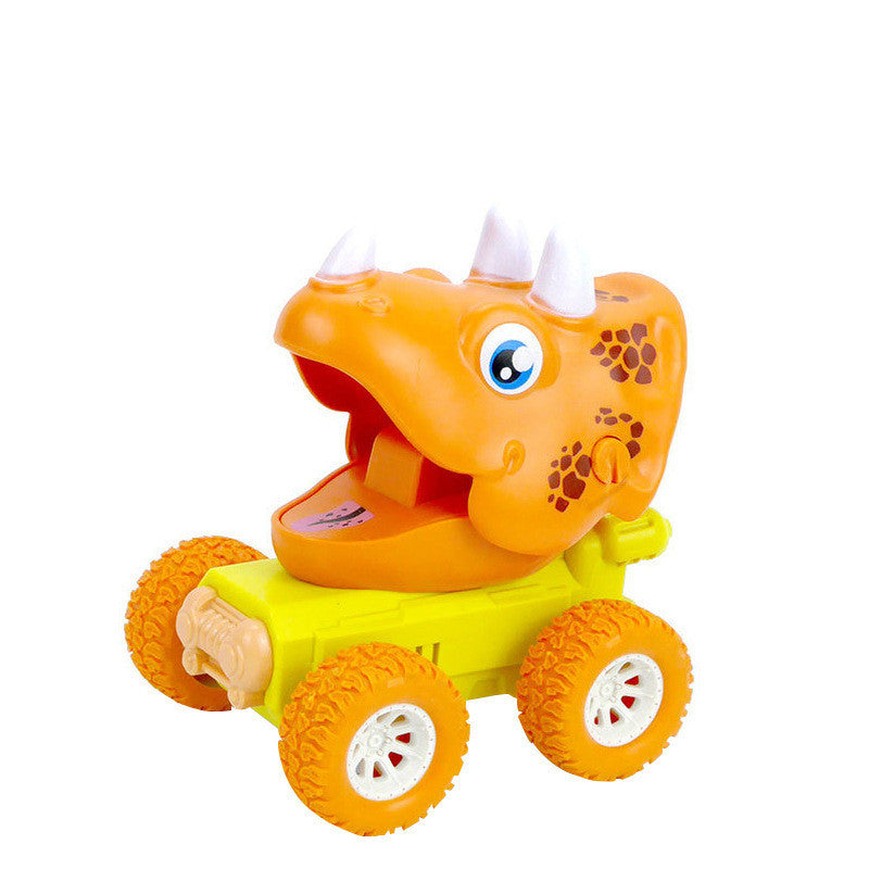 Lusy Store Dinosaur Push Car Sliding Animal Toy for Kids Push &amp; Pull Toys
