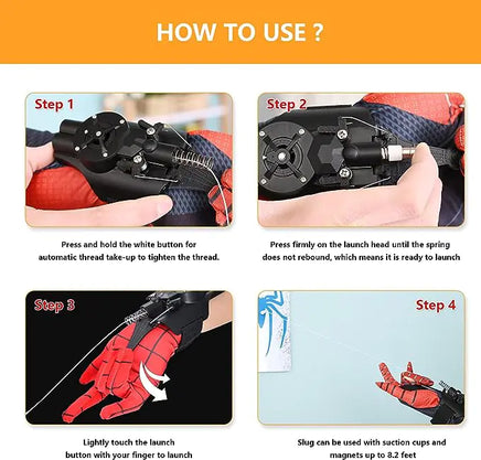 Lusy Store LLC Spider Web Shooters Toy Toys
