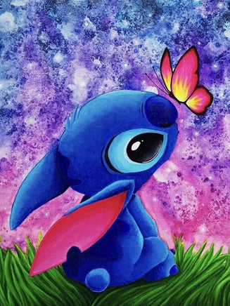 5D DIY Diamond Painting - Lilo And Stitch Sunset Landscape Mosaic Gift for Kids - Lusy Store LLC