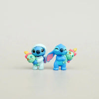 6 - Piece Lilo and Stitch Anime Collectible Figures - Stitch, Scrump Mini GK PVC Model Toys - Lusy Store LLC