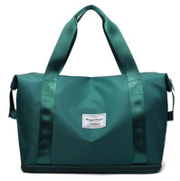 Dry And Wet Separation Sports Portable Shoulder Bag Dark Green
