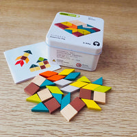 Lusy Store Wooden Early Childhood Cognitive Puzzle Blocks Wooden Blocks